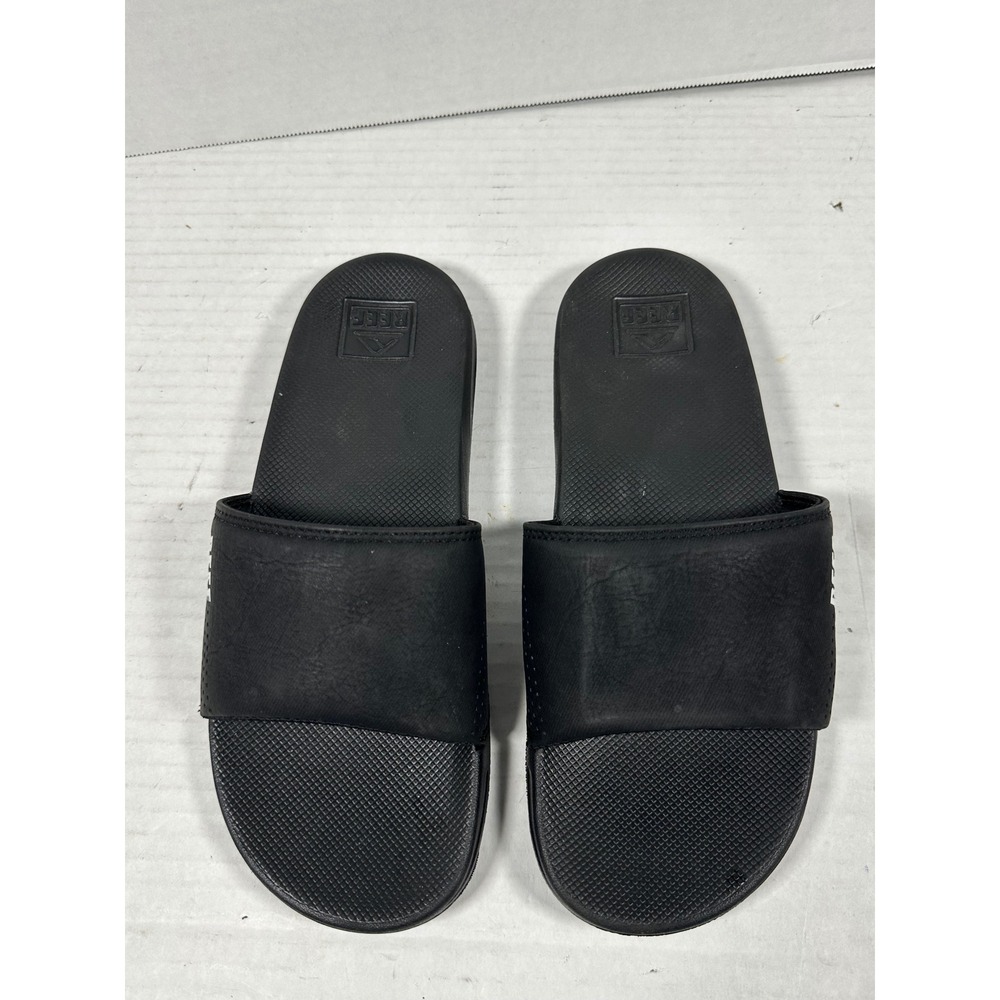 Reef One Slide Mens Black Waterproof Athletic Sandals B-22 PGC Size 7 - Picture 11 of 12